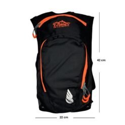 Morral de Hidratación Ecologyl 2 Litros Fontana Negro Naranja