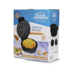 Waflera Eléctrica Home Elements Negro| 299896746