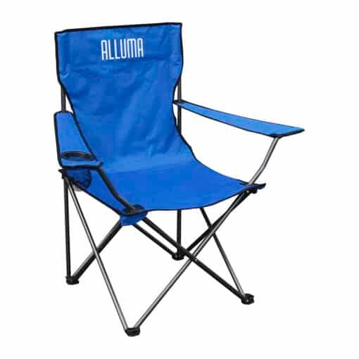 SILLA PLEGABLE PORTÁTIL CAMPING AZUL CON ESTUCHE ALLUMA